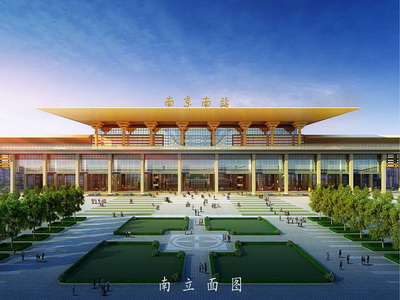 南京火車(chē)南站的通風(fēng)系統（風(fēng)機）